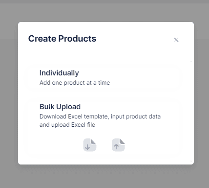 Create Product Modal